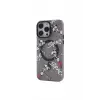 Newface Apple iPhone 12 Pro Max Kılıf Apollo Magneticsafe Desenli Kapak - Apollo Siyah - 3