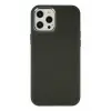 Newface Apple iPhone 12 Pro Max Kılıf Asya Deri Silikon - Koyu Yeşil