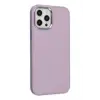 Newface Apple iPhone 12 Pro Max Kılıf Asya Deri Silikon - Lila