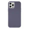 Newface Apple iPhone 12 Pro Max Kılıf Asya Deri Silikon - Mor