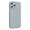 Newface Apple iPhone 12 Pro Max Kılıf Asya Deri Silikon - Sierra Blue