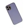 Newface Apple iPhone 12 Pro Max Kılıf Coco Deri Silikon Kapak - Açık Lila