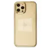 Newface Apple iPhone 12 Pro Max Kılıf Element Silikon - Gold