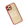 Newface Apple iPhone 12 Pro Max Kılıf Element Silikon - Kırmızı
