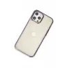 Newface Apple iPhone 12 Pro Max Kılıf Element Silikon - Mor