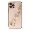 Newface Apple iPhone 12 Pro Max Kılıf Esila Silikon - Pudra