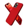 Newface Apple iPhone 12 Pro Max Kılıf First Silikon - Koyu Kırmızı