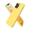 Newface Apple iPhone 12 Pro Max Kılıf First Silikon - Sarı