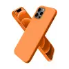 Newface Apple iPhone 12 Pro Max Kılıf First Silikon - Turuncu