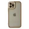 Newface Apple iPhone 12 Pro Max Kılıf Liva Lens Silikon - Beyaz