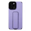 Newface Apple iPhone 12 Pro Max Kılıf Mega Standlı Silikon - Lila
