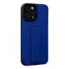 Newface Apple iPhone 12 Pro Max Kılıf Mega Standlı Silikon - Mavi
