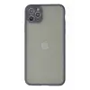 Newface Apple iPhone 12 Pro Max Kılıf Montreal Silikon Kapak - Gri