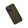 Newface Apple iPhone 12 Pro Max Kılıf Montreal Silikon Kapak - Siyah