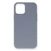 Newface Apple iPhone 12 Pro Max Kılıf Nano içi Kadife Silikon - Gri
