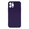 Newface Apple iPhone 12 Pro Max Kılıf Nano içi Kadife Silikon - Mor