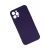 Newface Apple iPhone 12 Pro Max Kılıf Nano içi Kadife Silikon - Mor