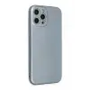 Newface Apple iPhone 12 Pro Max Kılıf Nano içi Kadife Silikon - Sky Blue