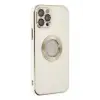 Newface Apple iPhone 12 Pro Max Kılıf Store Silikon - Beyaz