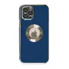 Newface Apple iPhone 12 Pro Max Kılıf Store Silikon - Mavi