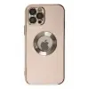 Newface Apple iPhone 12 Pro Max Kılıf Store Silikon - Pembe