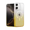 Newface Apple iPhone 12 Pummel Shiny Magsafe Kapak - Gold