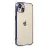 Newface Apple iPhone 13 Kılıf Razer Lensli Silikon - Mor