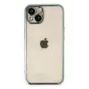 Newface Apple iPhone 13 Kılıf Razer Lensli Silikon - Yeşil