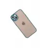 Newface Apple iPhone 13 Mini Kılıf Montreal Silikon Kapak - Yeşil