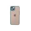 Newface Apple iPhone 13 Mini Kılıf Montreal Silikon Kapak - Yeşil