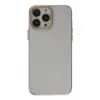 Newface Apple iPhone 13 Pro Kılıf Anka PC Sert Metal Kapak - Şeffaf