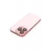 Newface Apple iPhone 13 Pro Kılıf Armada Lensli Kapak - Rose Gold