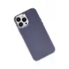 Newface Apple iPhone 13 Pro Kılıf Asya Deri Silikon - Mor