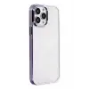 Newface Apple iPhone 13 Pro Kılıf Element Silikon - Mor