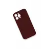 Newface Apple iPhone 13 Pro Kılıf Lansman Legant Silikon - Bordo