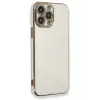 Newface Apple iPhone 13 Pro Kılıf Volet Silikon - Beyaz