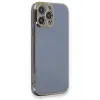Newface Apple iPhone 13 Pro Kılıf Volet Silikon - Mavi