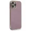 Newface Apple iPhone 13 Pro Kılıf Volet Silikon - Mor