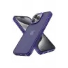 Newface Apple iPhone 13 Pro Max Kılıf Elegant Kapak - Derin Mor
