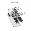 Newface Apple iPhone 13 Pro Max Kılıf Mekanik Bumper Kapak - Mavi