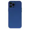 Newface Apple iPhone 13 Pro Max Kılıf Nano içi Kadife Silikon - Lacivert