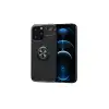 Newface Apple iPhone 13 Pro Max Kılıf Range Yüzüklü Silikon - Siyah