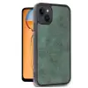 Newface Apple iPhone 14 Kılıf Aras Deri Kapak - Koyu Yeşil