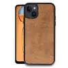 Newface Apple iPhone 14 Kılıf Aras Deri Kapak - Taba