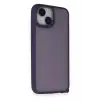Newface Apple iPhone 14 Kılıf Elegant Kapak - Derin Mor