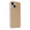Newface Apple iPhone 14 Kılıf Elegant Kapak - Pudra