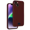 Newface Apple iPhone 14 Kılıf Kelvin Kartvizitli Silikon - Bordo