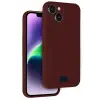Newface Apple iPhone 14 Kılıf Kelvin Kartvizitli Silikon - Bordo