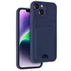 Newface Apple iPhone 14 Kılıf Kelvin Kartvizitli Silikon - Lacivert
