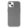 Newface Apple iPhone 14 Kılıf Nano içi Kadife Silikon - Gri